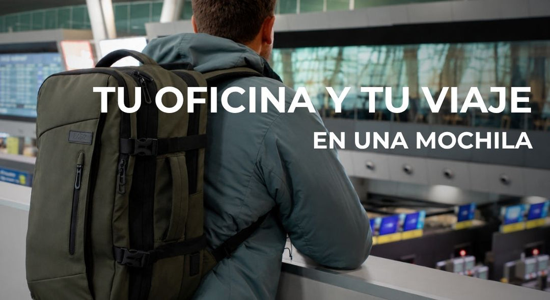 Trabajar y viajar con una sola mochila, sin que ninguno de los dos sufra