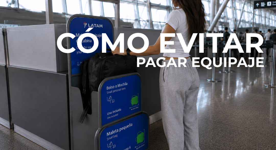 Cómo evitar pagar equipaje: la guía para viajar solo con lo que llevas en la espalda