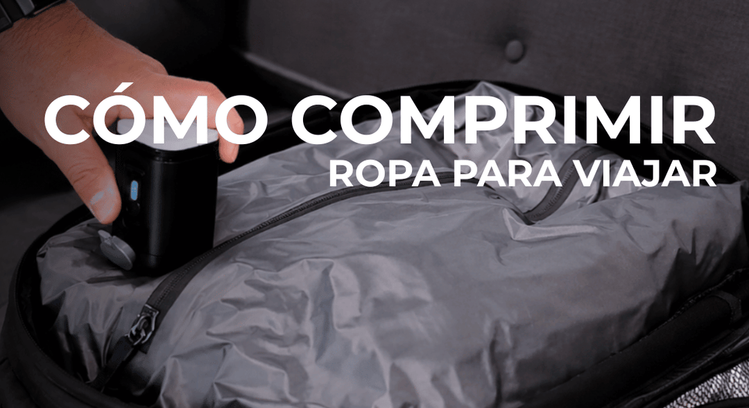 Cómo comprimir ropa para que entre todo en la mochila
