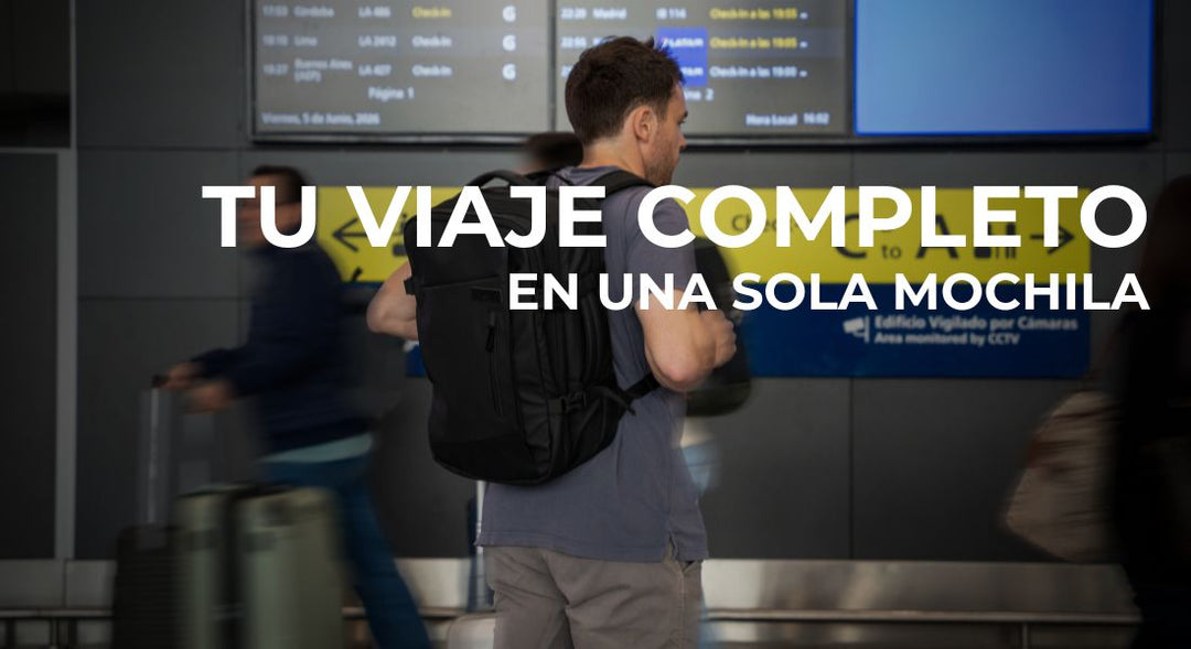 Viajar liviano no es sacrificio, es sistema