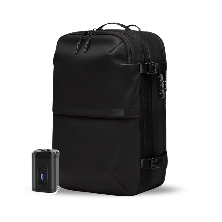 Pack: Mochila de viaje Berlin + Compresor Negra