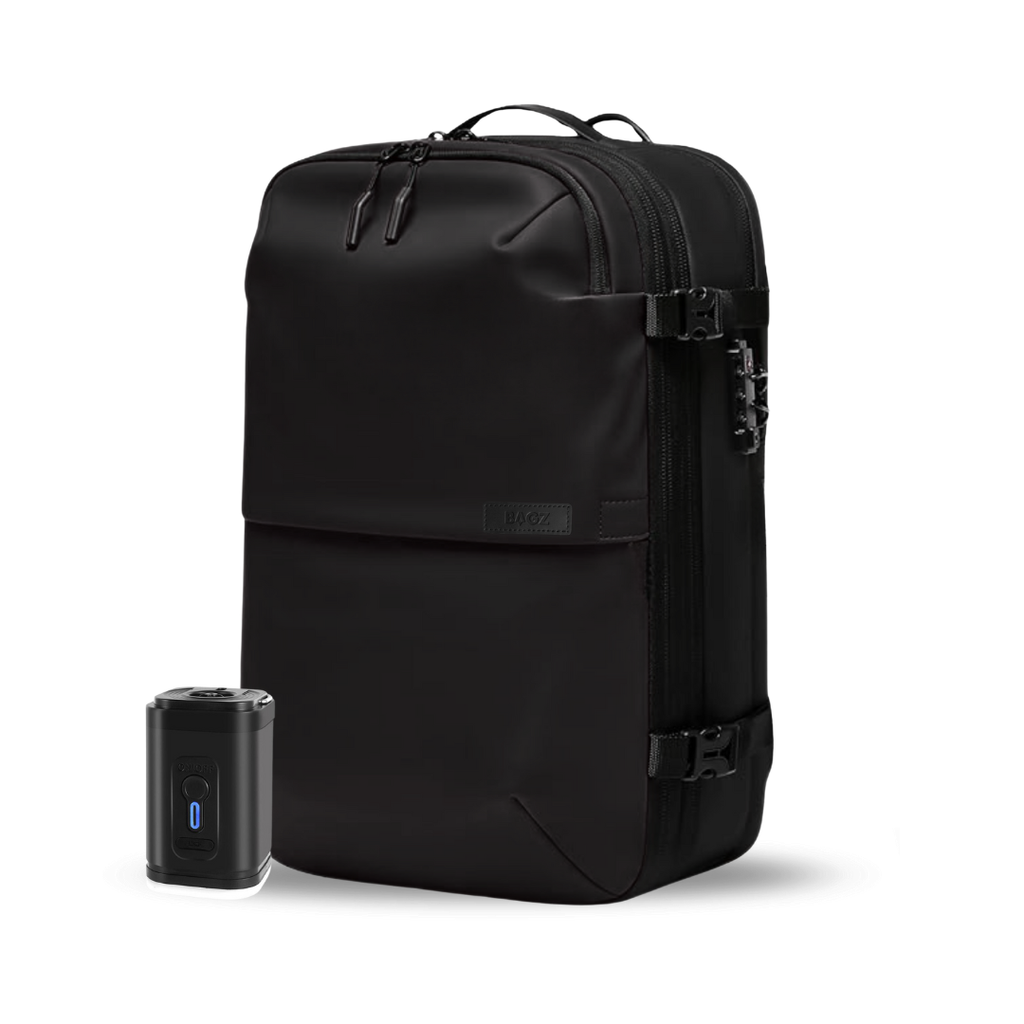 Pack: Mochila de viaje Berlin + Compresor Negra