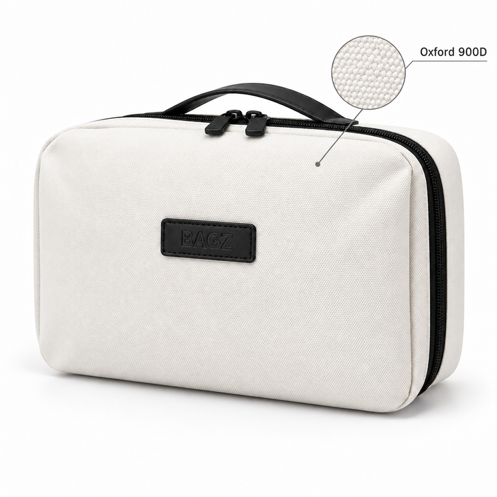 Neceser de viaje impermeable Mini Bagz blanco – vista 3