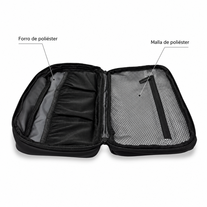 Neceser de viaje impermeable Mini Bagz negro – vista 3