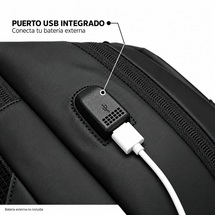 Mochila Ejecutiva Singapur Negra