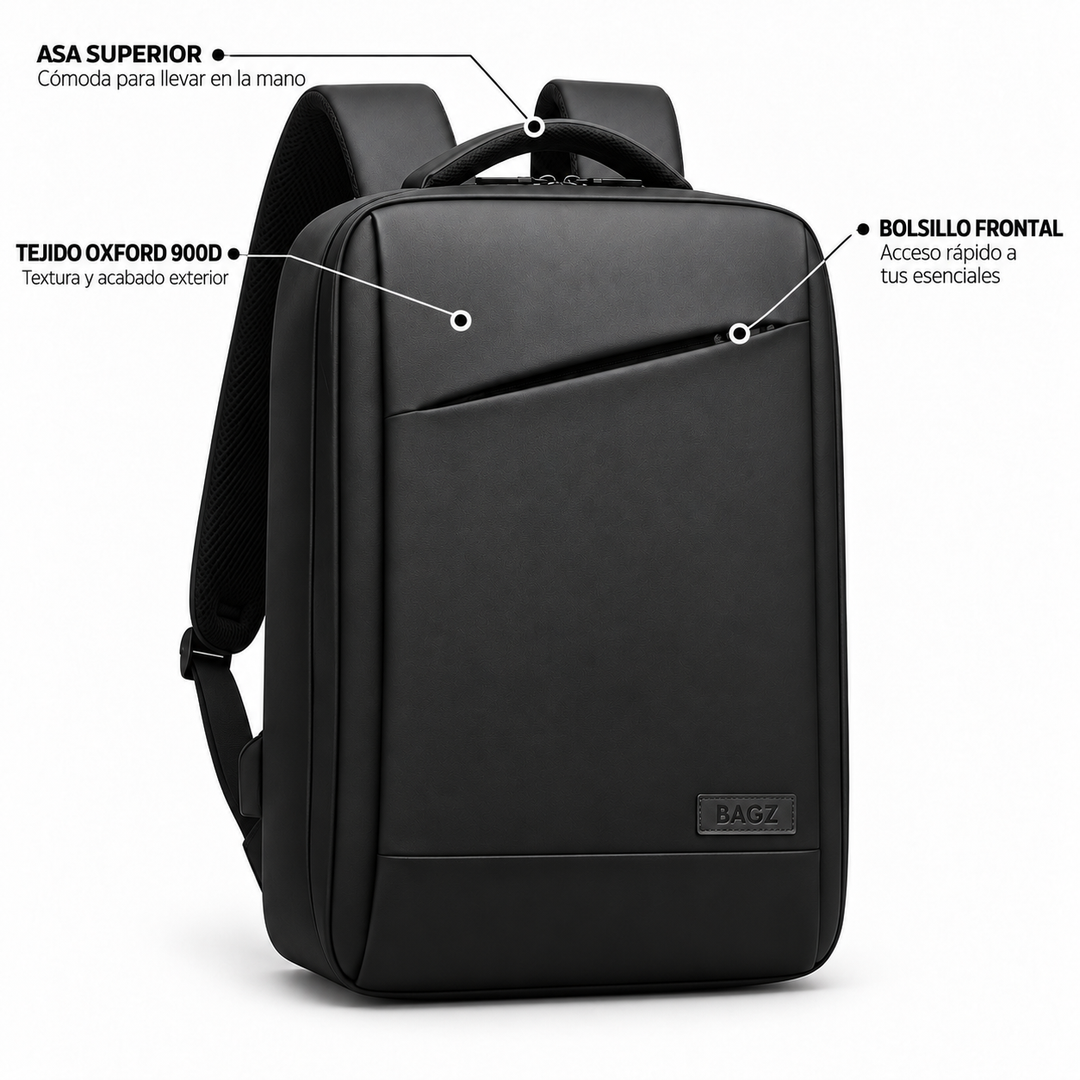 Mochila Ejecutiva Singapur Negra