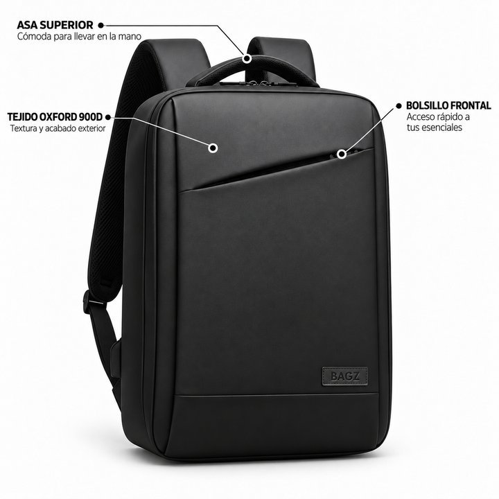 Mochila Ejecutiva Singapur Negra