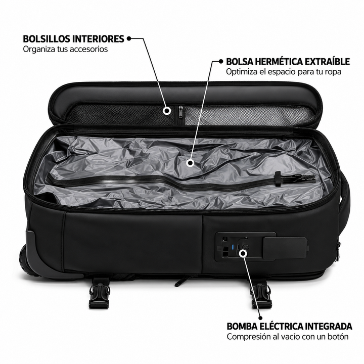 Maleta de cabina Nómade convertible en mochila – Bagz, vista 5