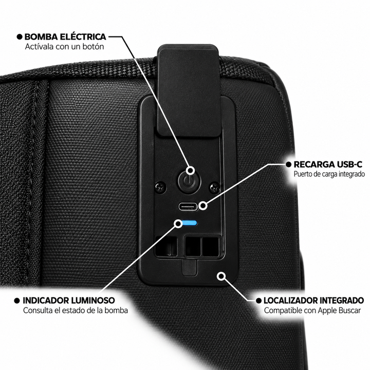 Maleta de cabina Nómade convertible en mochila – Bagz, vista 8