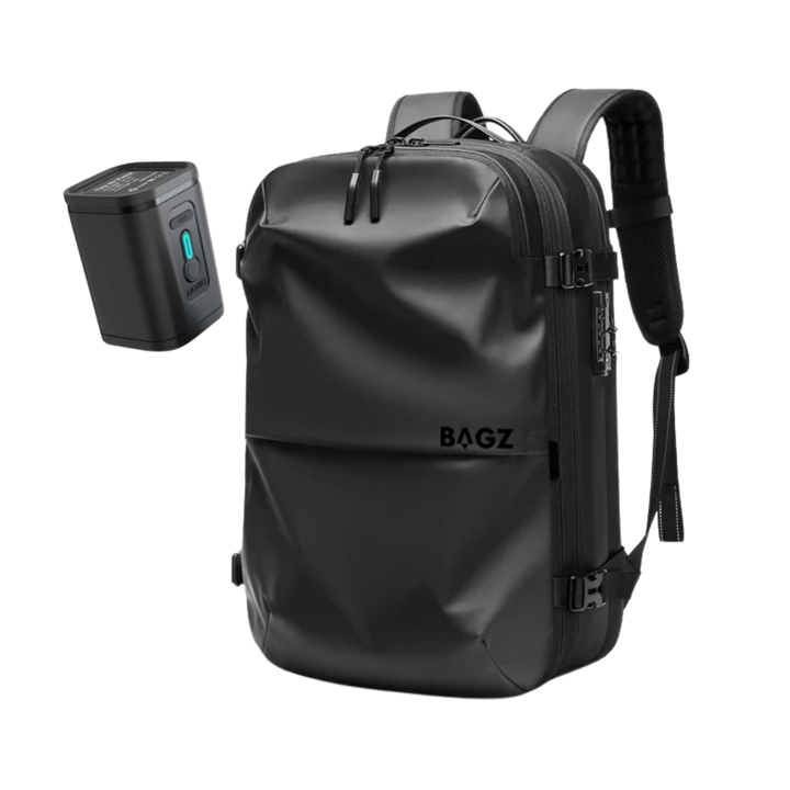 PACK: MOCHILA AIRBAGZ BLACK + COMPRESOR