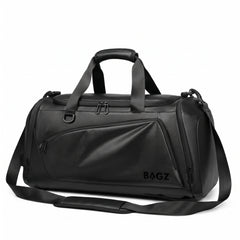 Bolso de viaje Barcelona negro 36L con zapatera – Bagz, vista 2