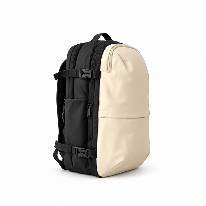 Pack: Mochila de viaje Berlin Beige + Compresor