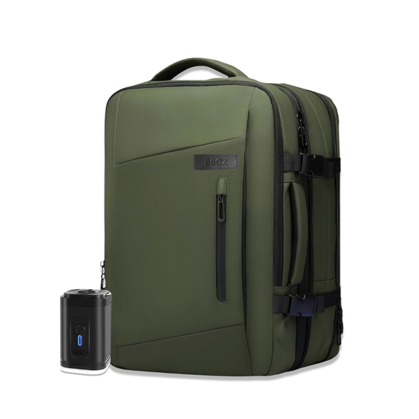 Pack: Mochila de viaje Montreal + Compresor - Verde